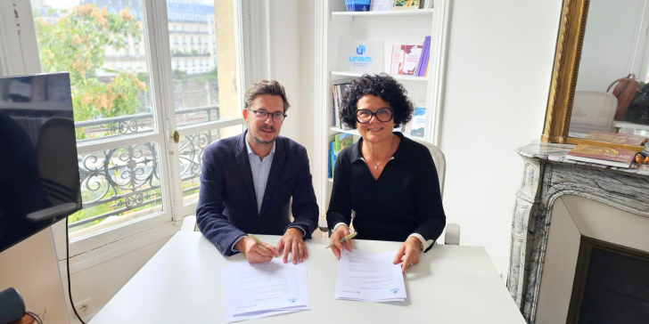 Charles-Henri du BOISBERRANGER, Délégué général de l’UNAM & Florence ANQUETIL, Directrice générale et co-fondatrice d'ASLCommunity